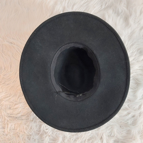 Killstar Omen Sigil Fedora Hat with Gunmetal Pentagram Accent - Picture 7 of 12